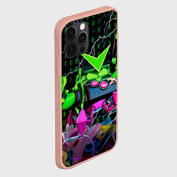 Чехол для iPhone 12 Pro Max Brawl Stars Virus 8-Bit, цвет: 3D-светло-розовый — фото 2