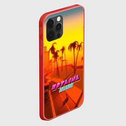 Чехол для iPhone 12 Pro Max HOTLINE MIAMI, цвет: 3D-красный — фото 2