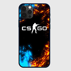 Чехол для iPhone 12 Pro Max CS GO, цвет: 3D-черный