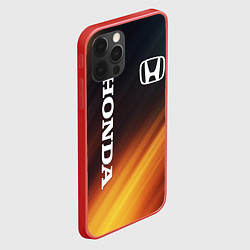 Чехол для iPhone 12 Pro Max HONDA, цвет: 3D-красный — фото 2