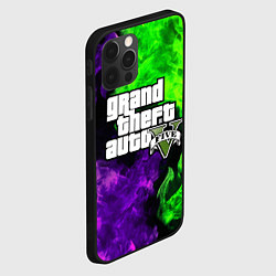 Чехол для iPhone 12 Pro Max GTA 5, цвет: 3D-черный — фото 2