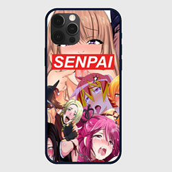 Чехол для iPhone 12 Pro Max SENPAI, цвет: 3D-черный