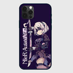 Чехол для iPhone 12 Pro Max Nier Automata, цвет: 3D-черный