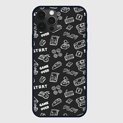 Чехол для iPhone 12 Pro Max Video game, цвет: 3D-черный