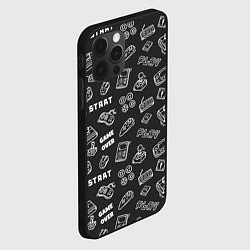 Чехол для iPhone 12 Pro Max Video game, цвет: 3D-черный — фото 2