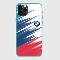 Чехол для iPhone 12 Pro Max BMW, цвет: 3D-мятный