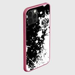 Чехол для iPhone 12 Pro Max Россия, цвет: 3D-малиновый — фото 2