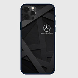 Чехол для iPhone 12 Pro Max MERCEDES, цвет: 3D-черный