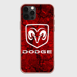 Чехол для iPhone 12 Pro Max DODGE, цвет: 3D-светло-розовый