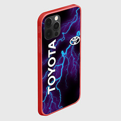 Чехол для iPhone 12 Pro Max TOYOTA, цвет: 3D-красный — фото 2