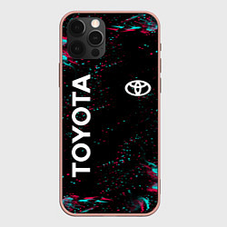 Чехол для iPhone 12 Pro Max TOYOTA, цвет: 3D-светло-розовый