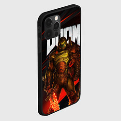 Чехол для iPhone 12 Pro Max DOOM ETERNAL, цвет: 3D-черный — фото 2