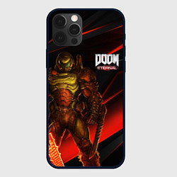 Чехол для iPhone 12 Pro Max DOOM ETERNAL, цвет: 3D-черный