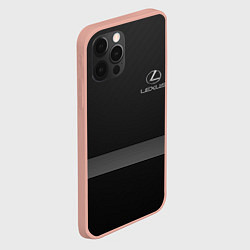 Чехол для iPhone 12 Pro Max LEXUS, цвет: 3D-светло-розовый — фото 2