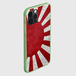 Чехол для iPhone 12 Pro Max ЯПОНИЯ ГРАНЖ, цвет: 3D-салатовый — фото 2