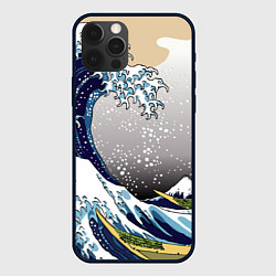 Чехол для iPhone 12 Pro Max The great wave off kanagawa, цвет: 3D-черный