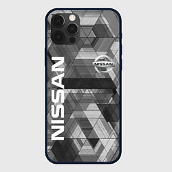 Чехол для iPhone 12 Pro Max NISSAN, цвет: 3D-черный