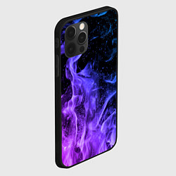 Чехол для iPhone 12 Pro Max ОГОНЬ НЕОН, цвет: 3D-черный — фото 2