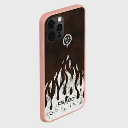 Чехол для iPhone 12 Pro Max Cs:go - Оксидное пламя, цвет: 3D-светло-розовый — фото 2