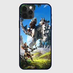 Чехол для iPhone 12 Pro Max HORIZON ZERO DAWN, цвет: 3D-черный