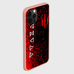 Чехол для iPhone 12 Pro Max The Witcher, цвет: 3D-светло-розовый — фото 2