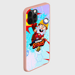 Чехол для iPhone 12 Pro Max Brawl Stars Dynamike, цвет: 3D-светло-розовый — фото 2