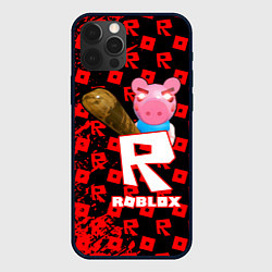 Чехол для iPhone 12 Pro Max ROBLOX: PIGGI, цвет: 3D-черный