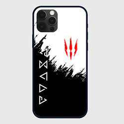 Чехол для iPhone 12 Pro Max The Witcher, цвет: 3D-черный