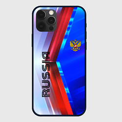 Чехол для iPhone 12 Pro Max RUSSIA SPORT, цвет: 3D-черный