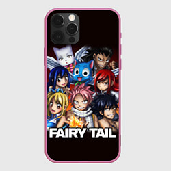 Чехол для iPhone 12 Pro Max FAIRY TAIL ХВОСТ ФЕИ, цвет: 3D-малиновый