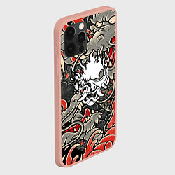 Чехол для iPhone 12 Pro Max CYBERPUNK2077 SAMURAI, цвет: 3D-светло-розовый — фото 2