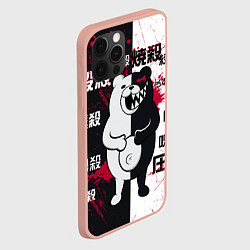Чехол для iPhone 12 Pro Max Monokuma, цвет: 3D-светло-розовый — фото 2