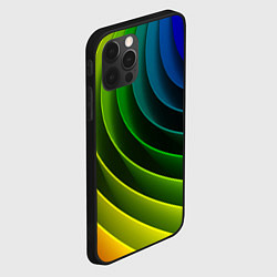 Чехол для iPhone 12 Pro Max Color 2058, цвет: 3D-черный — фото 2