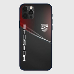 Чехол для iPhone 12 Pro Max PORSCHE, цвет: 3D-черный