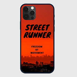 Чехол для iPhone 12 Pro Max Street runner, цвет: 3D-черный