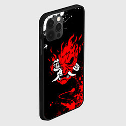 Чехол для iPhone 12 Pro Max CYBERPUNK 2077, цвет: 3D-черный — фото 2