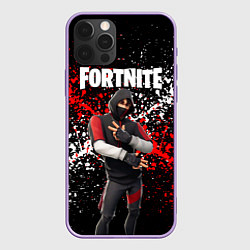 Чехол для iPhone 12 Pro Max Fortnite Ikonik, цвет: 3D-сиреневый