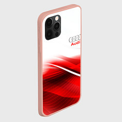 Чехол для iPhone 12 Pro Max AUDI, цвет: 3D-светло-розовый — фото 2