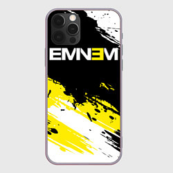 Чехол для iPhone 12 Pro Max Eminem, цвет: 3D-серый