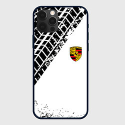 Чехол для iPhone 12 Pro Max PORSCHE, цвет: 3D-черный