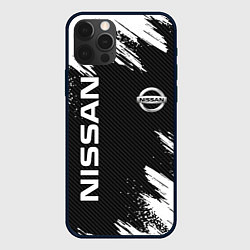 Чехол для iPhone 12 Pro Max NISSAN, цвет: 3D-черный