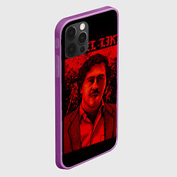 Чехол для iPhone 12 Pro Max I feel Like Escobar, цвет: 3D-сиреневый — фото 2