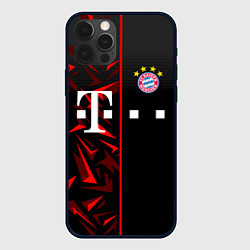 Чехол для iPhone 12 Pro Max FC Bayern Munchen Форма, цвет: 3D-черный