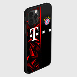 Чехол для iPhone 12 Pro Max FC Bayern Munchen Форма, цвет: 3D-черный — фото 2