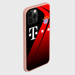 Чехол для iPhone 12 Pro Max FC Bayern Munchen Форма, цвет: 3D-светло-розовый — фото 2