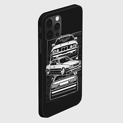 Чехол для iPhone 12 Pro Max BMW, цвет: 3D-черный — фото 2