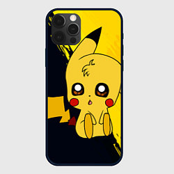 Чехол для iPhone 12 Pro Max ПикачуPikachu, цвет: 3D-черный