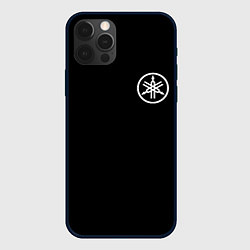 Чехол для iPhone 12 Pro Max Yamaha на спине, цвет: 3D-черный