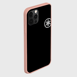 Чехол для iPhone 12 Pro Max Yamaha на спине, цвет: 3D-светло-розовый — фото 2