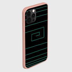 Чехол для iPhone 12 Pro Max Геометрия нарушена, цвет: 3D-светло-розовый — фото 2